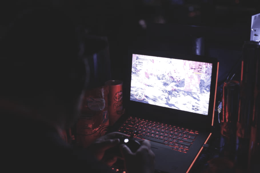 Gaming Laptop in Action